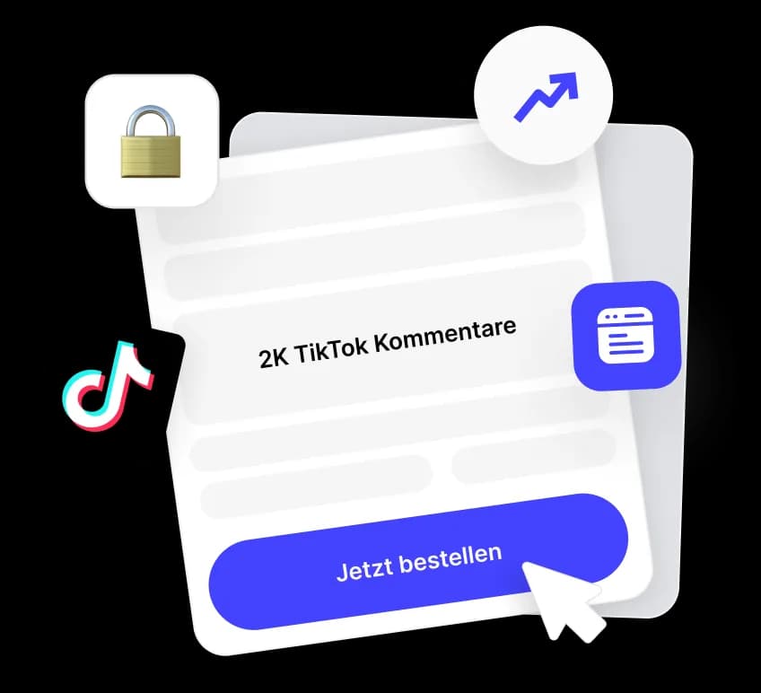 TikTok Kommentare kaufen – Illustration
